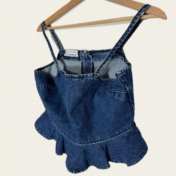 UO Denim Peplum Tank Top - Picture 8 of 8